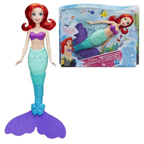 disney princess the little mermaid swimming adventures ariel bath toy