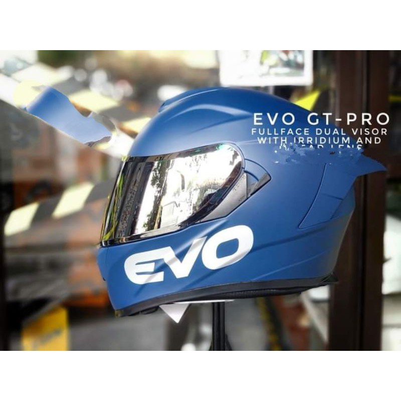 Evo Helmet Gt Pro Mono Color Renegade One Purple And Blue Valiant Ll Onhand Cod With Freebis Shopee Philippines