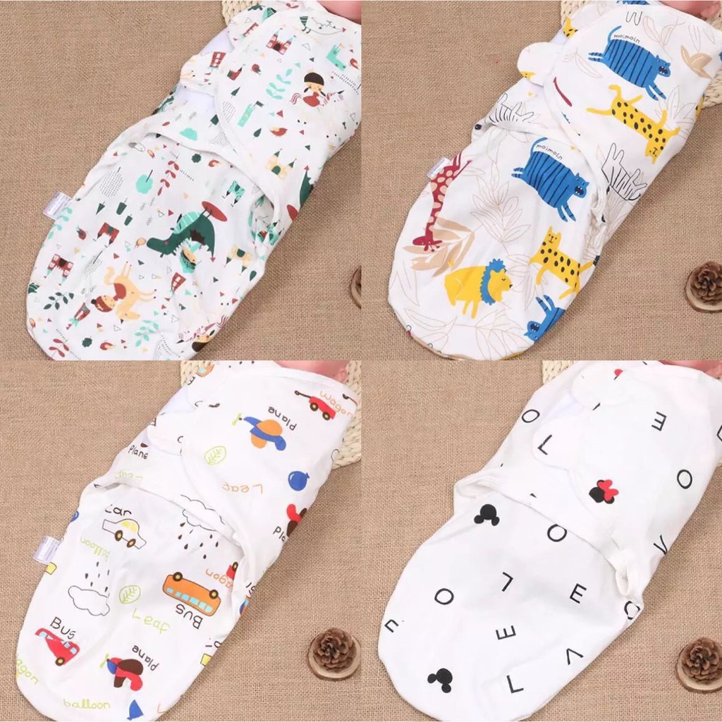 Ready Stock Cotton Baby Swaddle Blanket New Born Baby Wrap Envelope Sleeping Bag Shopee Philippines