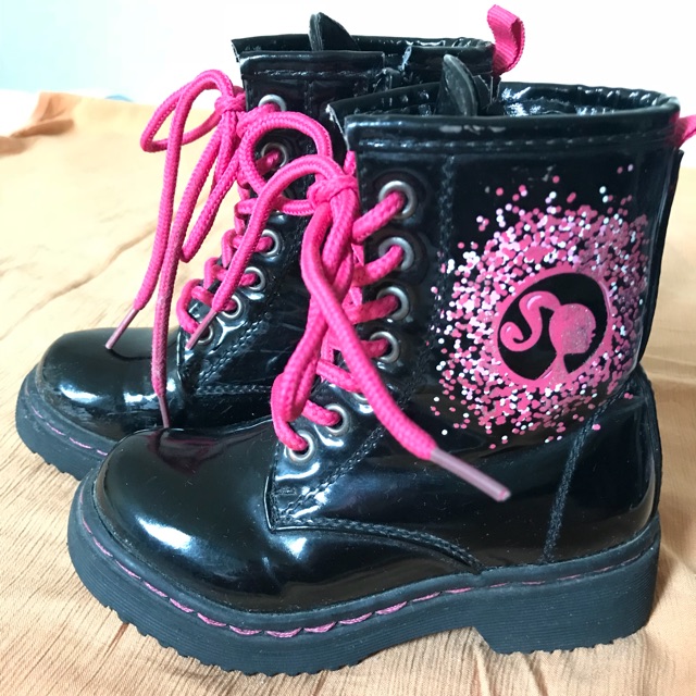 barbie black boots