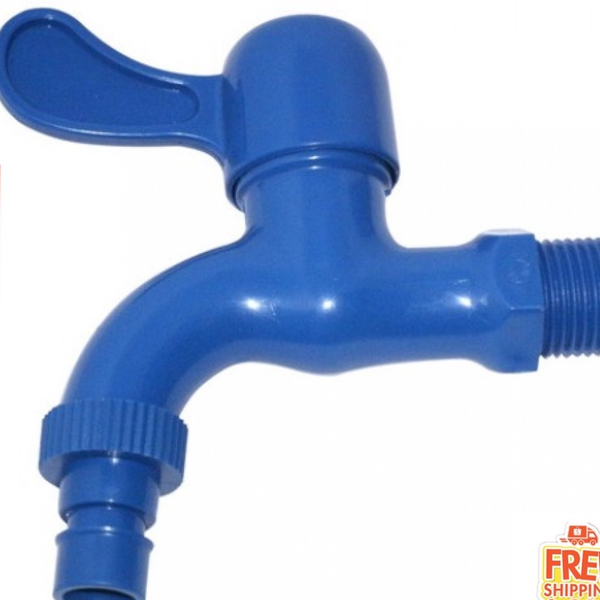 PVC Faucet Plastic Water Faucet Outdoor Kitchen Good Quality | Shopee ...