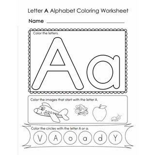 Worksheet/ workbook/ module for Nursery/Pre-K/Kinder/Grade 1 | Shopee