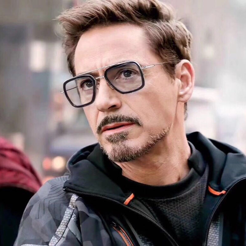 Trend Iron Man Glasses Eyewear Europe United States Fashion Retro Men Women  Sunglasses | Shopee Philippines