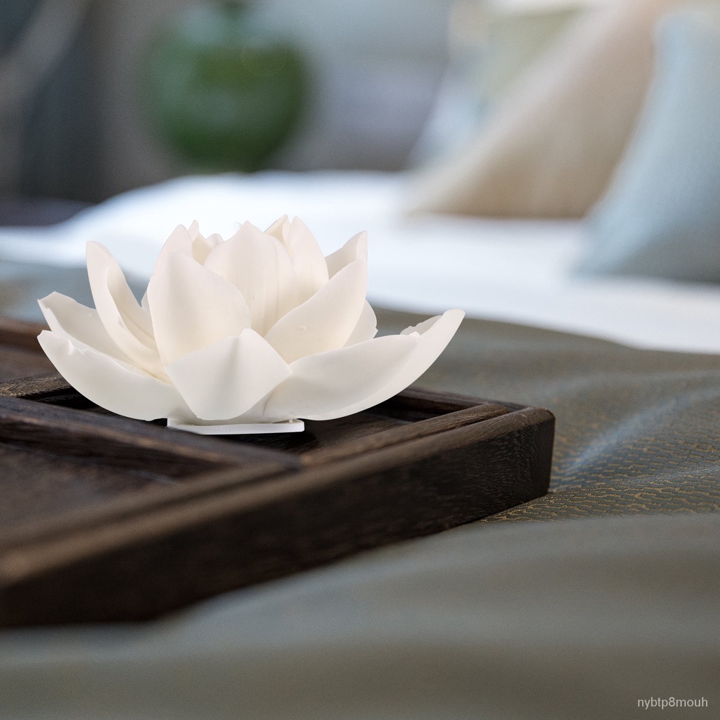 New Ceramic White Lotus Flower Incense Stick Holder Incense Burner Tea  Ceremony Ornaments Home Decor | Shopee Philippines