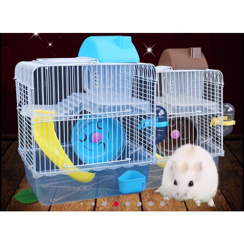 Shobi 2-tier hamster cage with slide rail