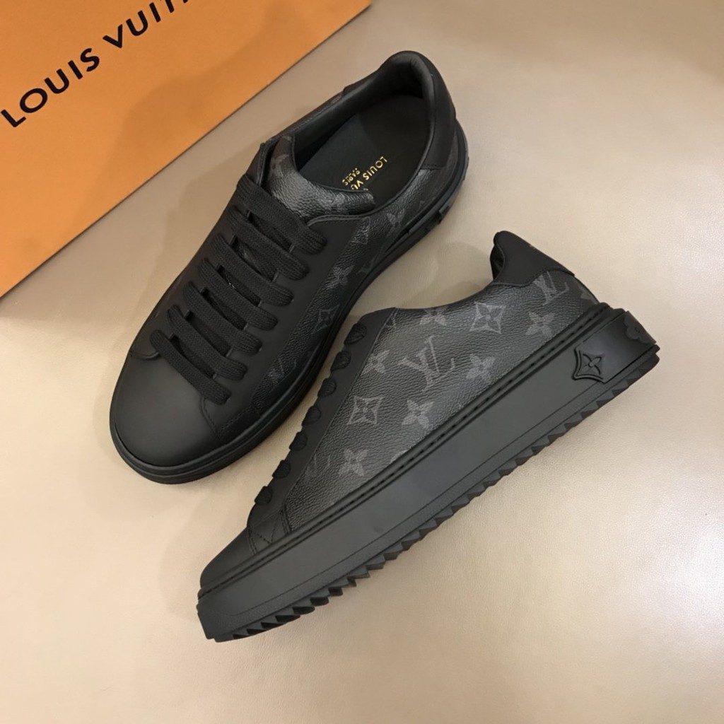 Louis Vuitton Black Shearling Lined Time Out Sneakers - LV Canada