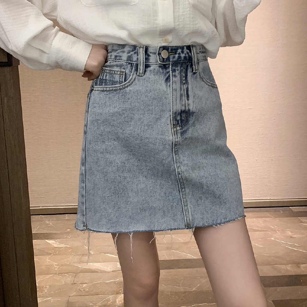 summer denim skirt