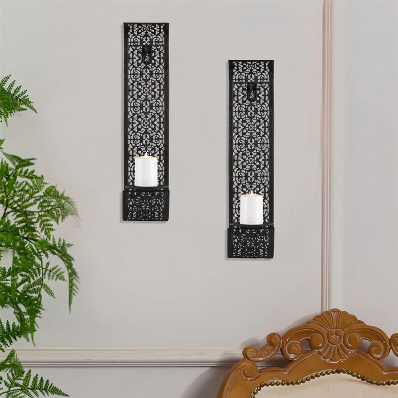 Wall-Mount Pillar Candles Holders for Room Decoration Candle Stand