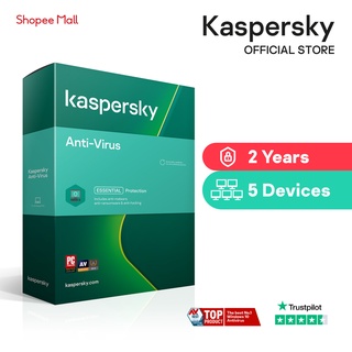 Kaspersky Anti-Virus 5 Devices - 2 Years (License Key Only)