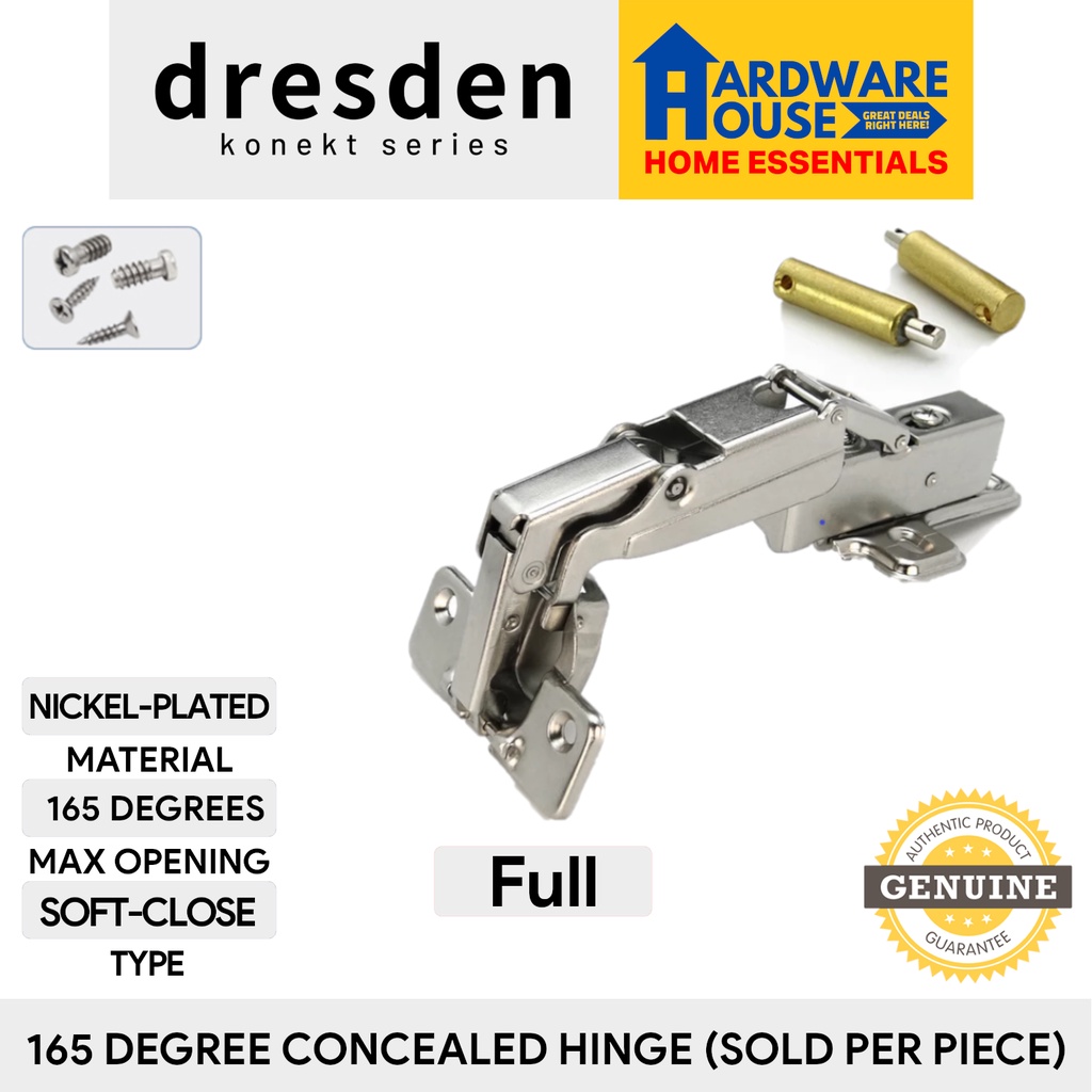 HIGH QUALITY 165 Degree Soft Close Hydraulic Corner Hinge 1PC