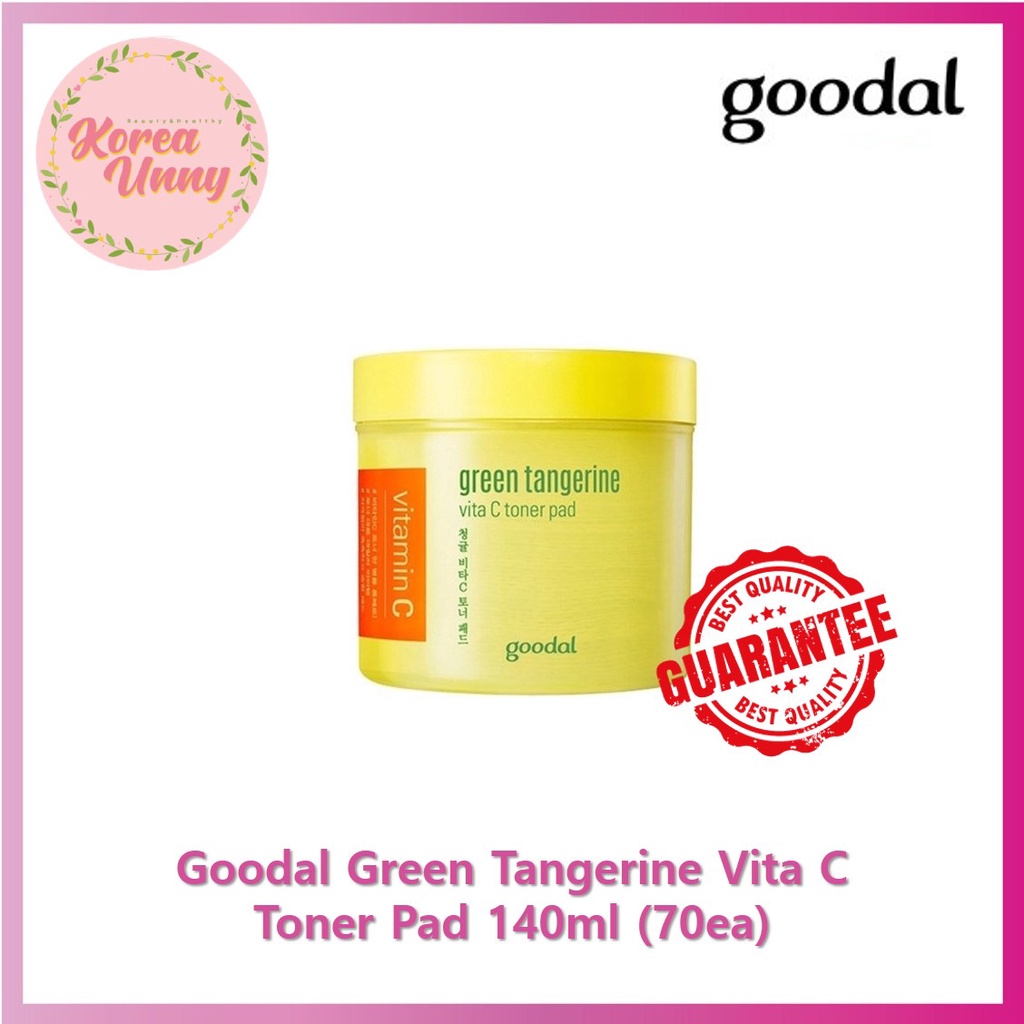 Goodal Green Tangerine Vita C Toner Pad 140ml (70ea) Shopee Philippines