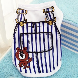 ❃¤♗Pet Clothes Dog Vest Small Spring Autumn Summer Thin Section Bichon Teddy Supplies Puppies Cats