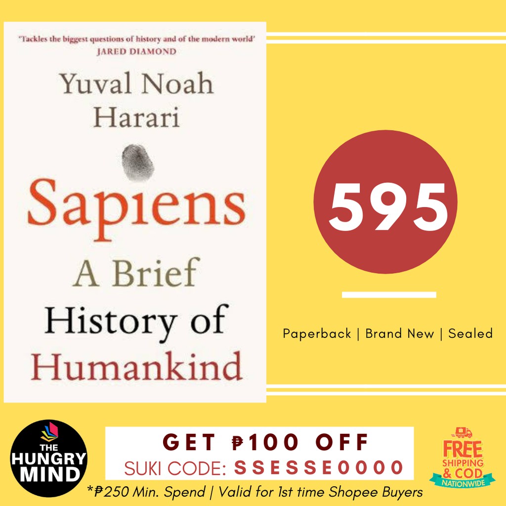 Sapiens: A Brief History of Mankind by Yuval Harari | Shopee Philippines