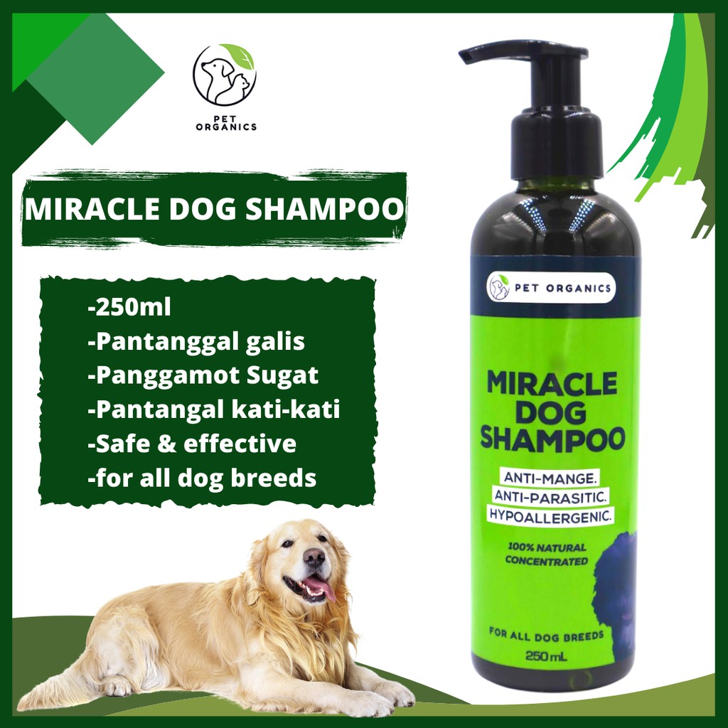 Miracle Dog Shampoo Best for AntiMange,AntiParasitic &Hypoallergenic