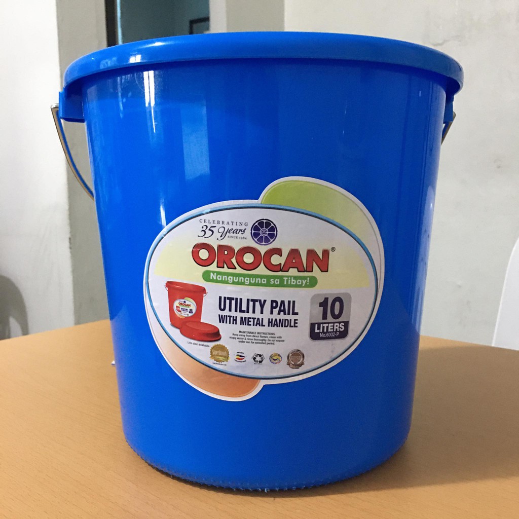 orocan-plastic-pail-10-liters-heavy-duty-shopee-philippines