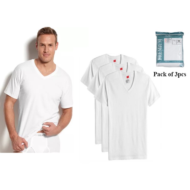 hanes white tees