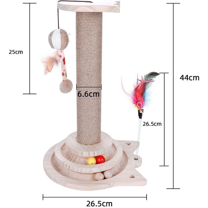 Cat Claw Post Double Layers Cat Scratcher Board Pet Toys Cat Toys Natural Sisal Material #2