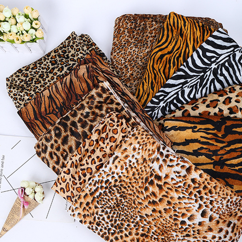 Animal Print Short Plush Fabric 100x150cm Tiger Leopard Striped Zebra  Pattern Cloth For DIY Garment Toy Pillow Carpet Decorative Fabrics | Shopee  Philippines