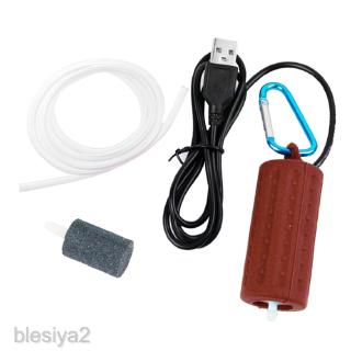 [BLESIYA2] Aquarium Air Pumps Mini USB Aquarium Fish Tank Oxygen Air Pump Silent Compressor #7