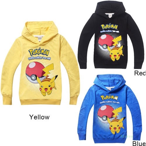 pikachu hoodie kids