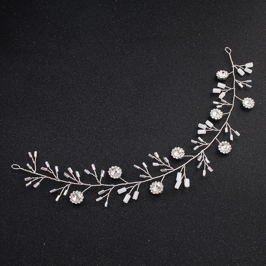Sunflower Headbands Handmade Austrian Crystal Head Band Wedding