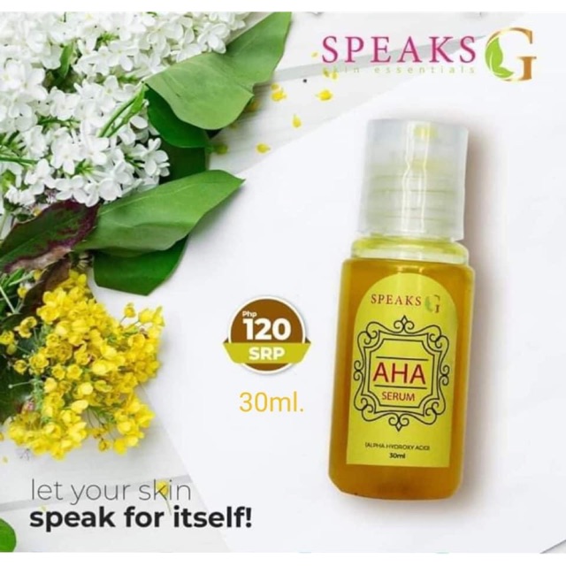 AHA serum by Speaks G Shopee Philippines