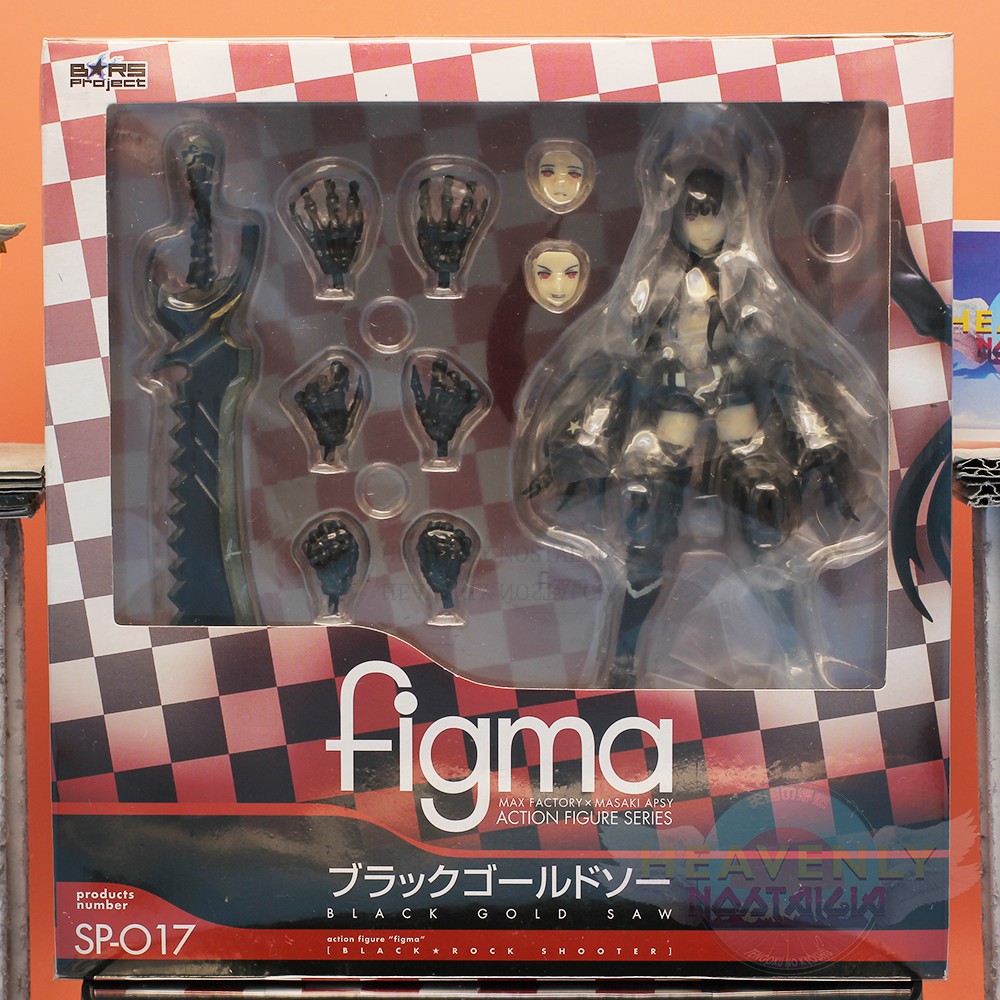 Black Rock Shooter Black Gold Saw Figma Sp 017 Max Factory Misb Shopee Philippines