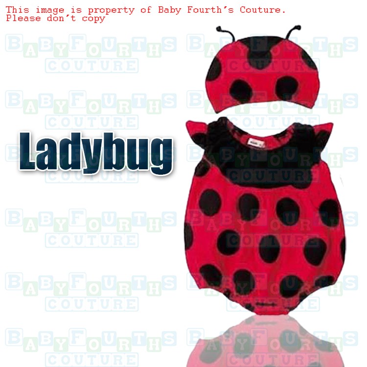 ladybug onesie baby