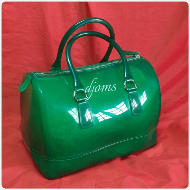 furla clear jelly bag