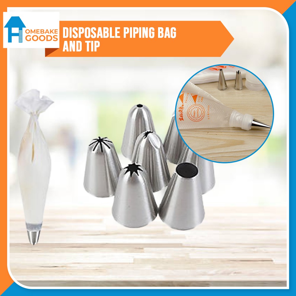 624 Pcs Piping bag and Tip Set Stainless Piping Bag Nozzle with Piping