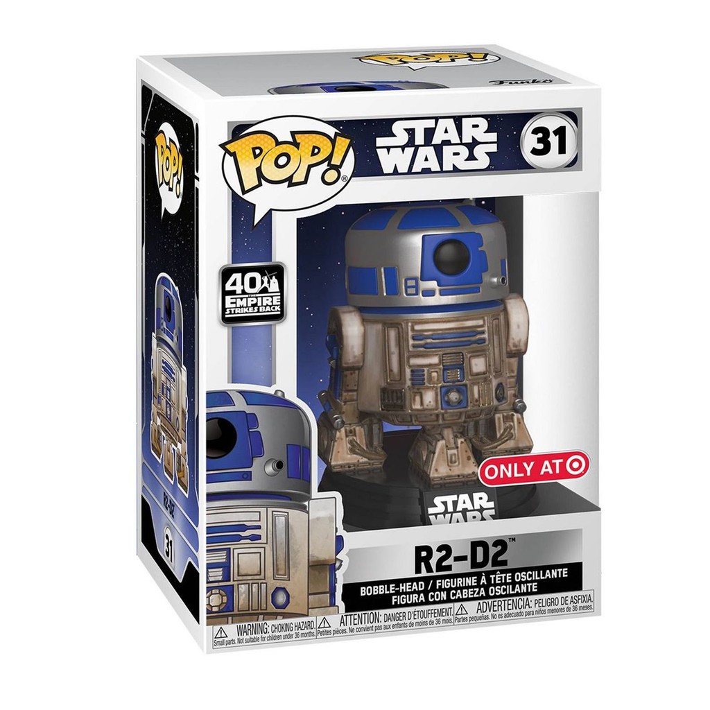 Star Wars Dagobah R2-D2 #31 40th Anniversary Target Exclusive Funko Pop 