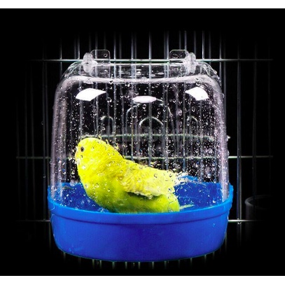 Bird hanging bathtub cage bathroom #3