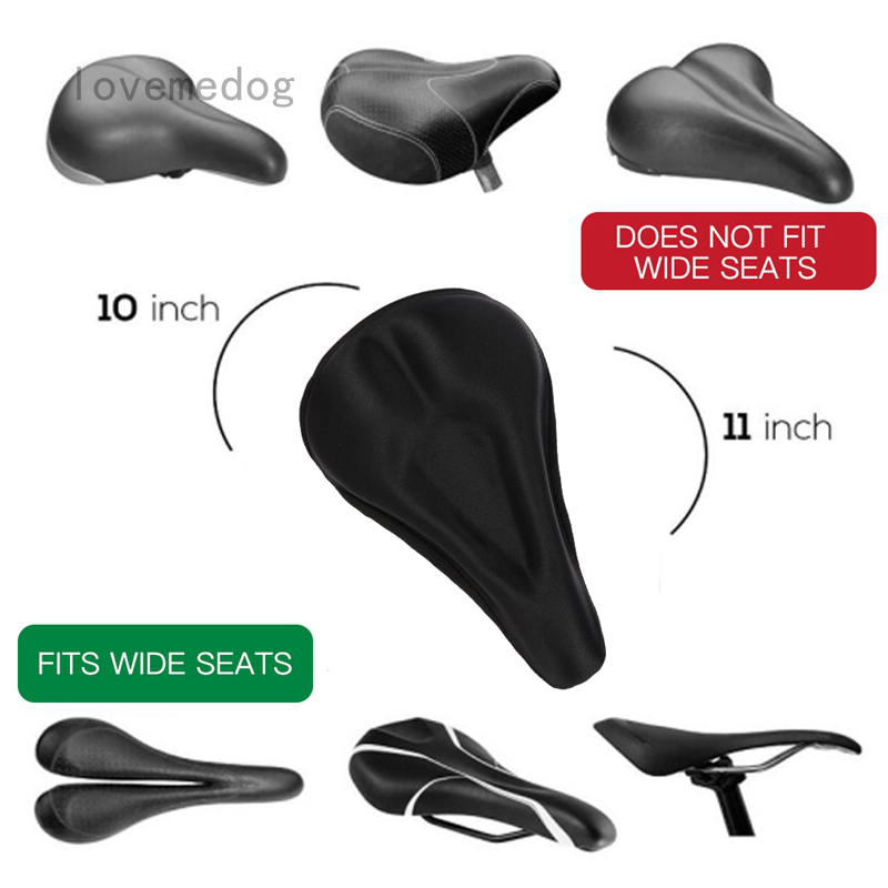 wide gel bike seat