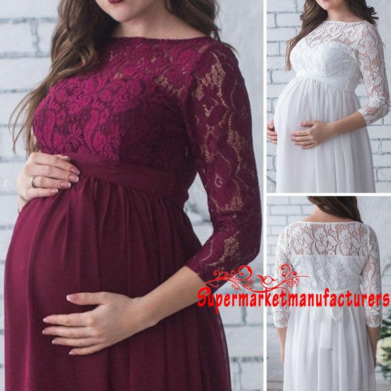 red white and blue maternity dress