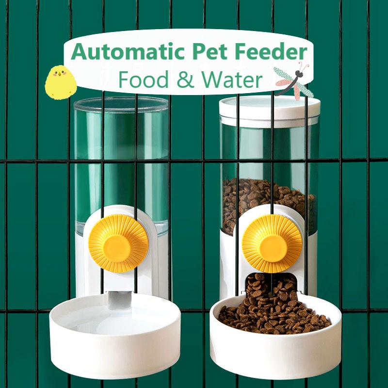 Pet/ Dog/Cat 1L Hanging Automatic water/feeder ,Automatic water/food Dispenser,Water Bowl Food Bowl #2