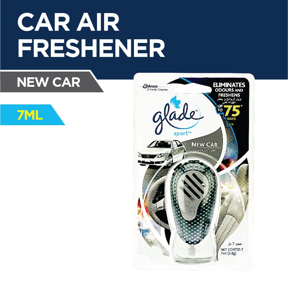 Glade Car Sport Primary - New Car 7ml | Shopee Philippines
