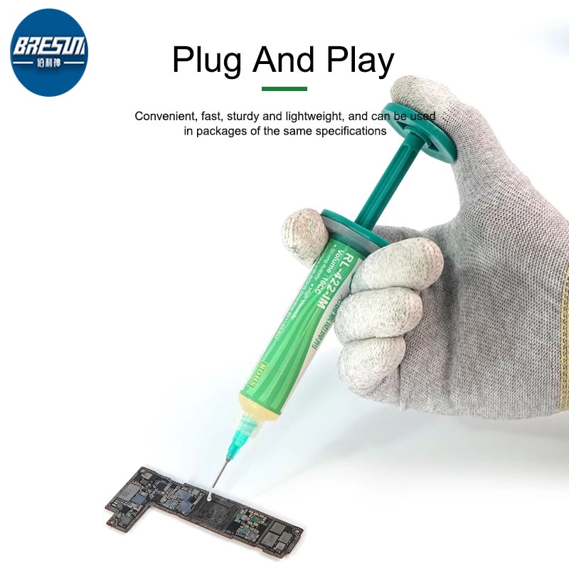 RELIFE RL072 Flux Syringe Booster Welding Oil Soldering Paste Green