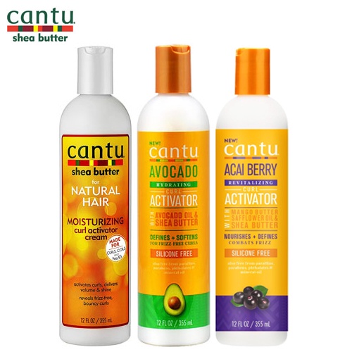 Cantu Natural Hair Curl Activator Cream 12 oz. (Choose Between Original Shea Butter / with