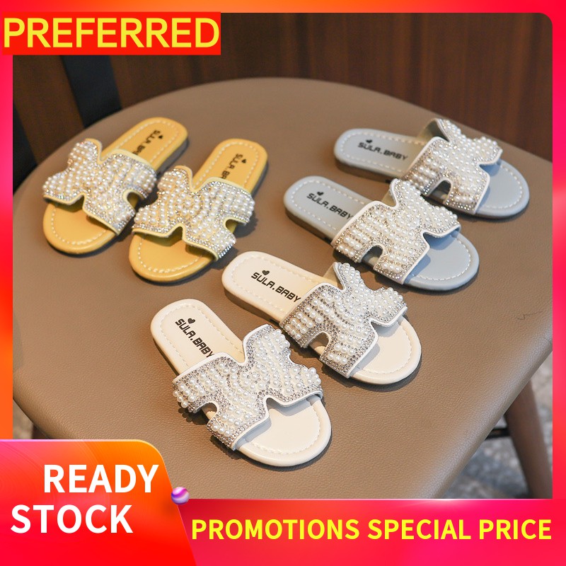 kids open toe slippers