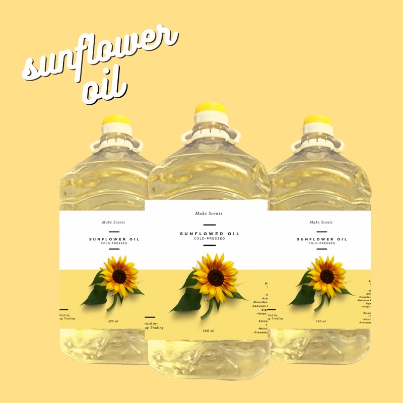hers essentials Pure and ColdPressed Sunflower Oil 5 Liters Gallon