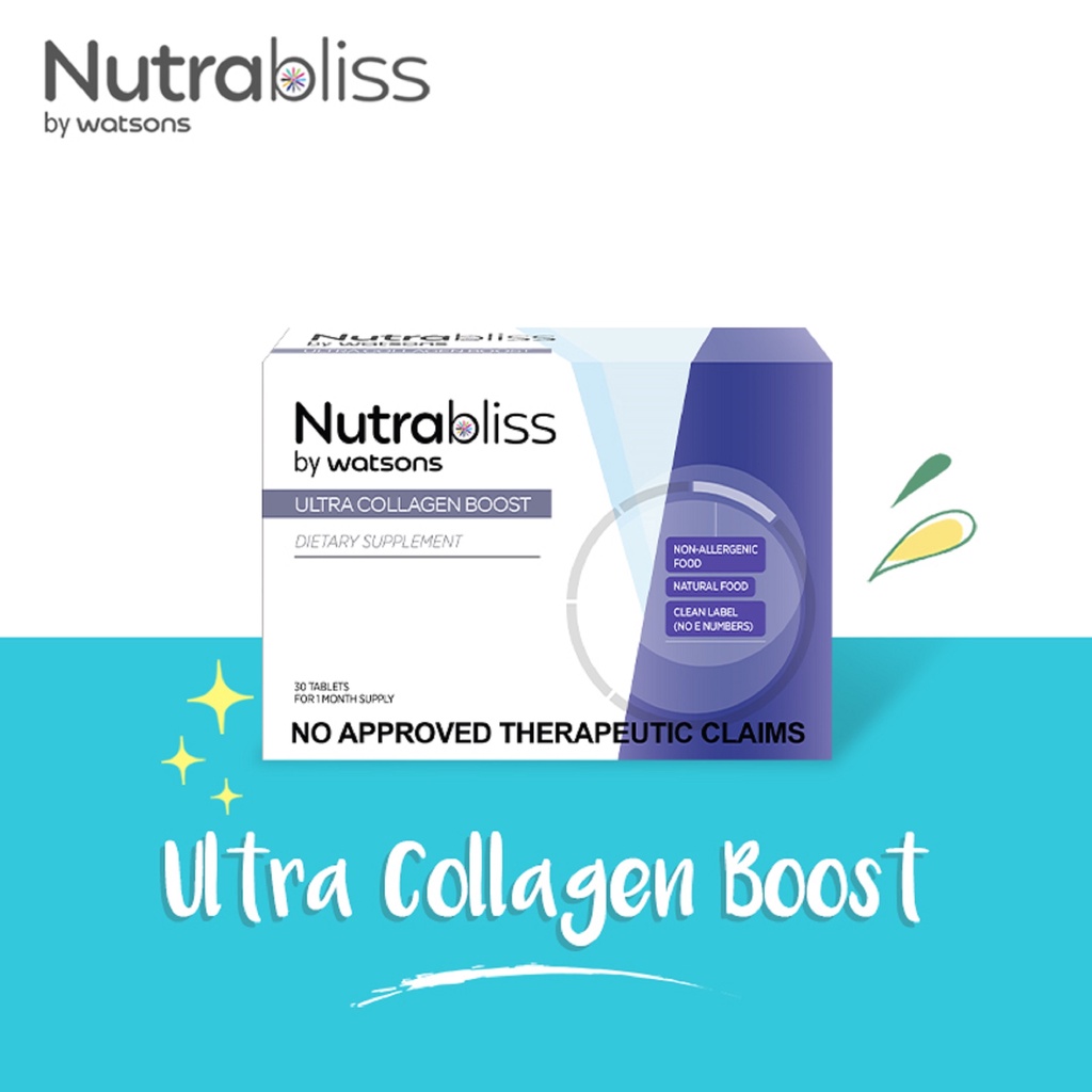 NUTRABLISS BY WATSONS Ultra Collagen Boost 1 Tablet (Sold per tablet
