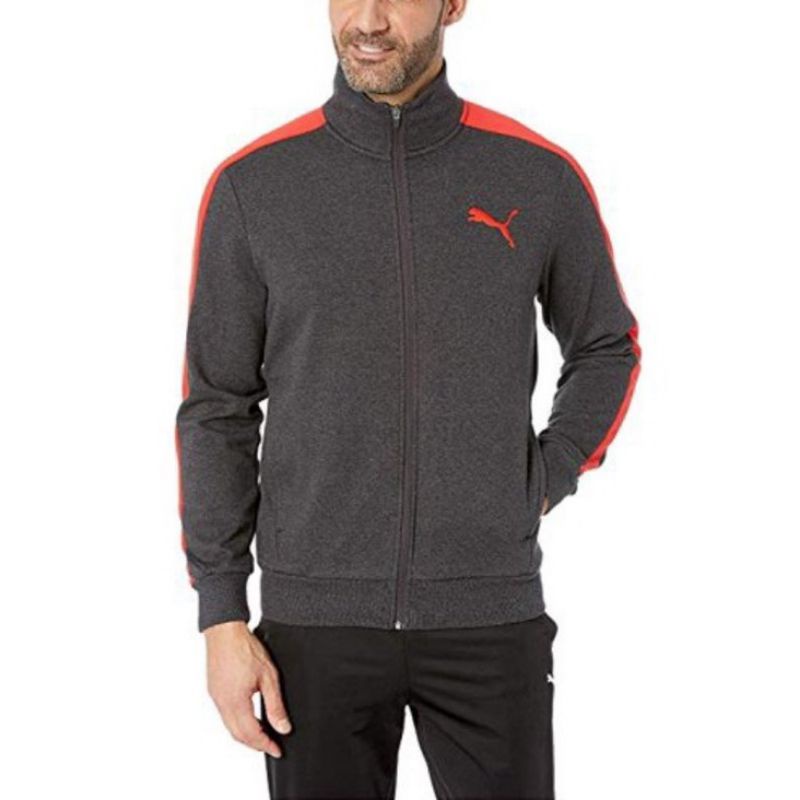 puma men's fleece core track jacket