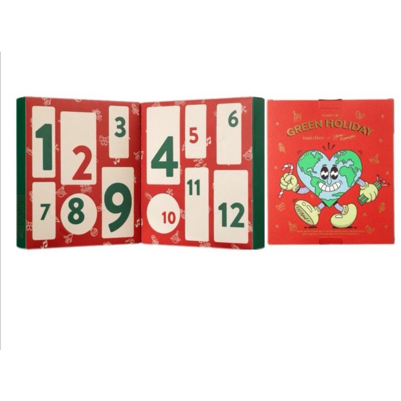 Innisfree Green Holiday Advent Calendar Shopee Philippines