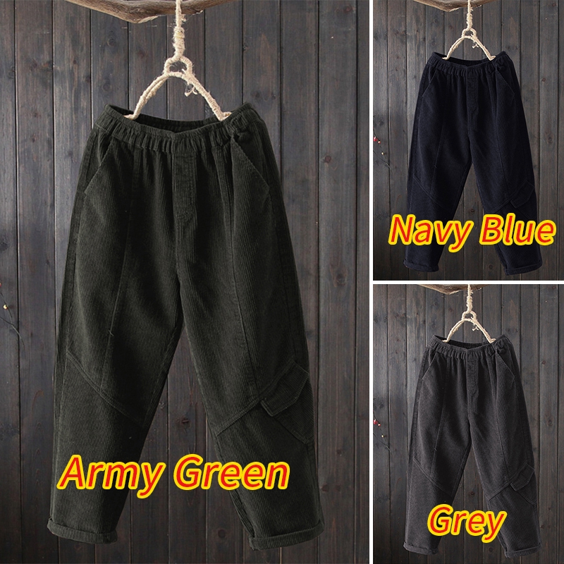 women's plus size corduroy pants