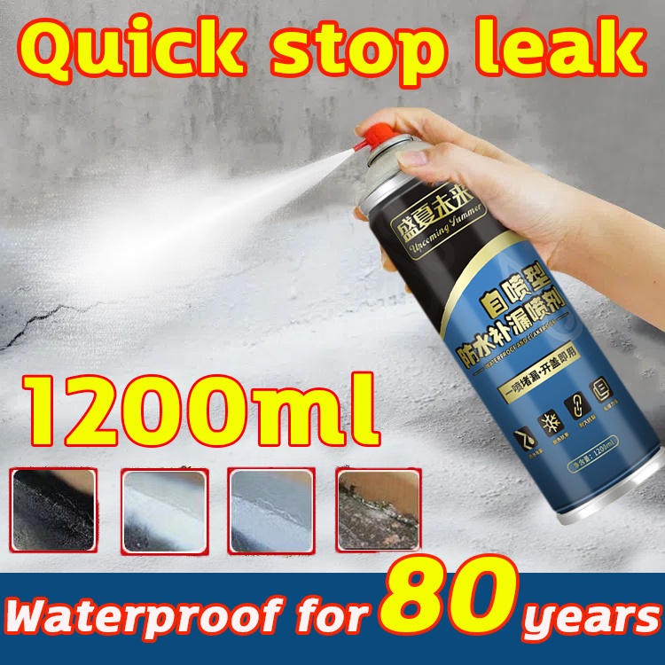 Waterproof Spray 1200ml Leak Seal Repair Leak Seal Repair Spray Leaking ...