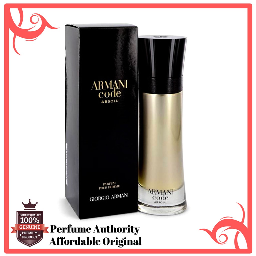 armani code parfum 100 ml