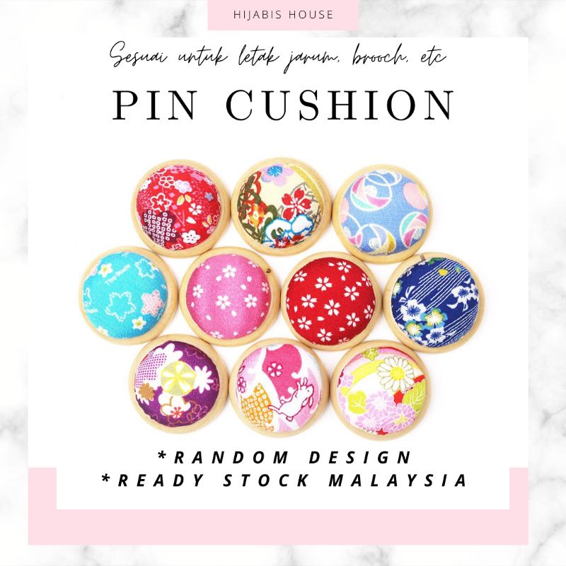 Pin Cushion for brooch keronsang jarum peniti Random Design