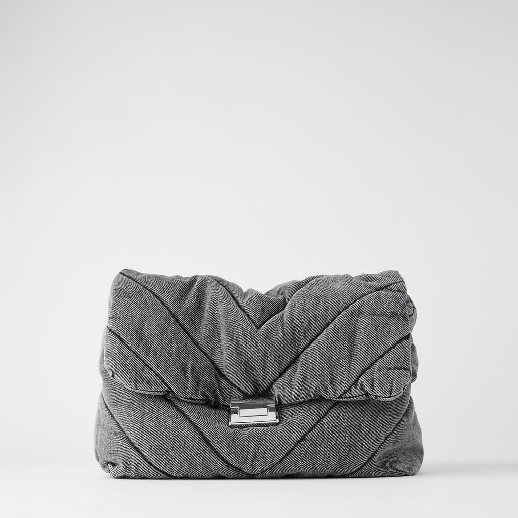 Handbag Sac En Jeans Zara Sac Zara En Jean Avec Bandoulière Pins