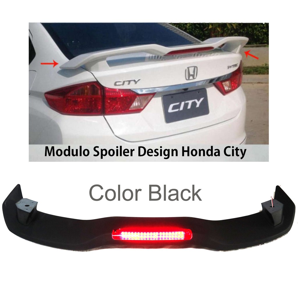 HD055 Modulo Spoiler for Honda City 20102021 Trunk Spoiler w/ Brake
