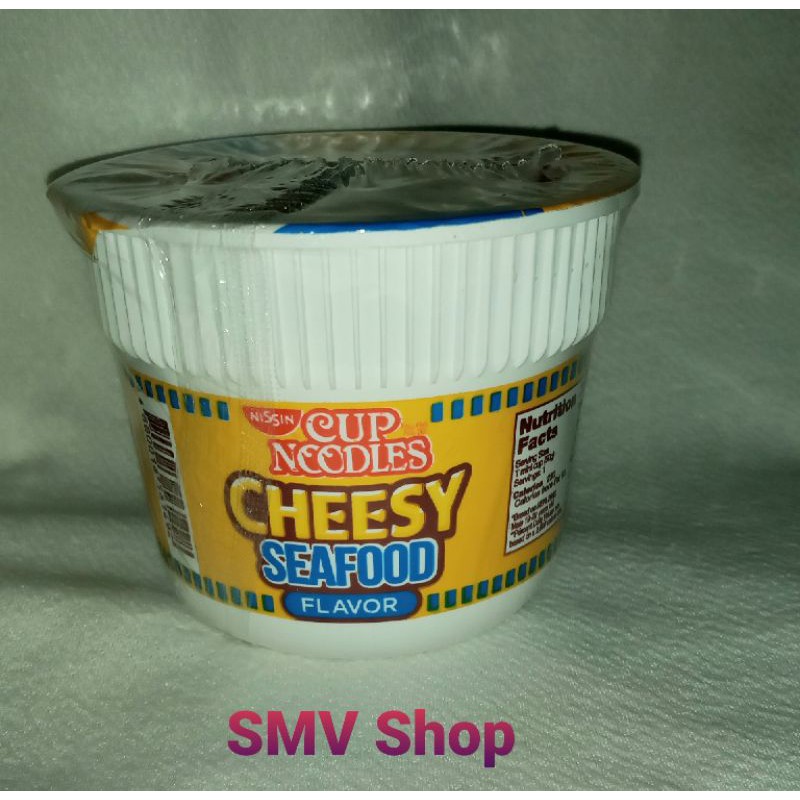 Nissin Cheesy Seafood Cup Noodles 50g | Shopee Philippines